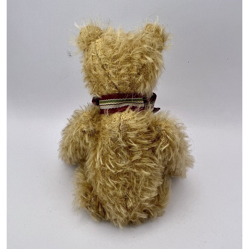 Vintage 2000 Mohair Jointed Humpback By Artist Lin Van Houten, 7 Inch - Picture 9 of 13